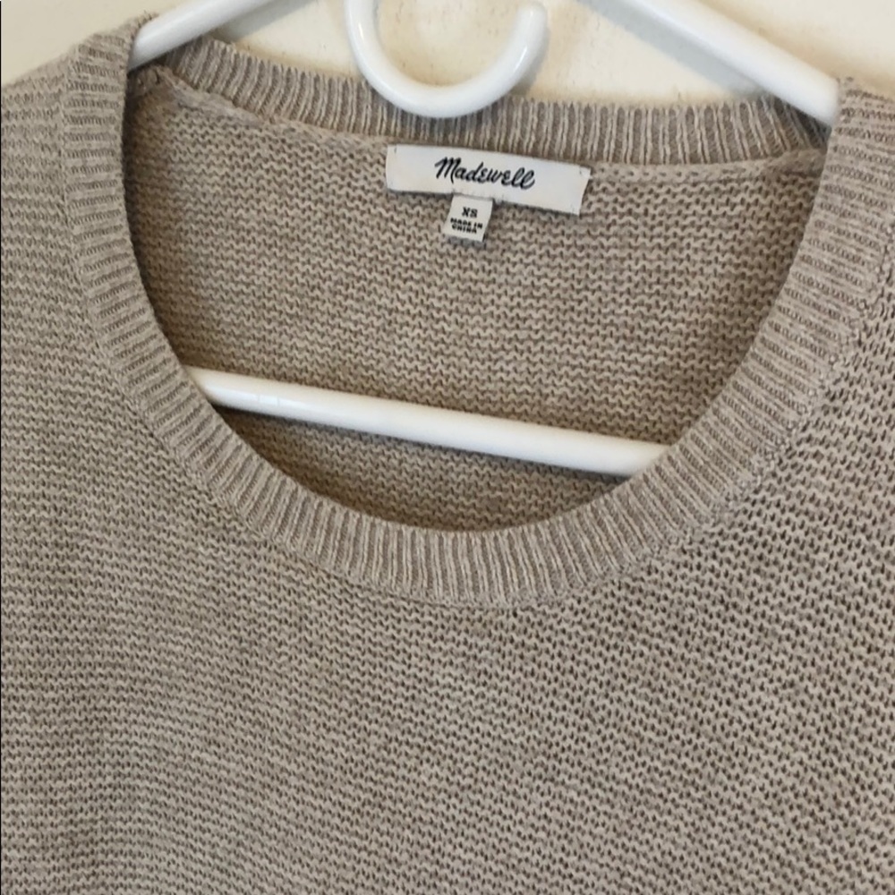 Madewell waffle print pullover sweater - Picture 2 of 3